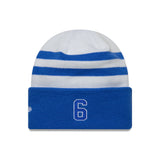 Bonnet Visa RB, équipe, Isack Hadjar, tricot côtelé, New Era, multicolore