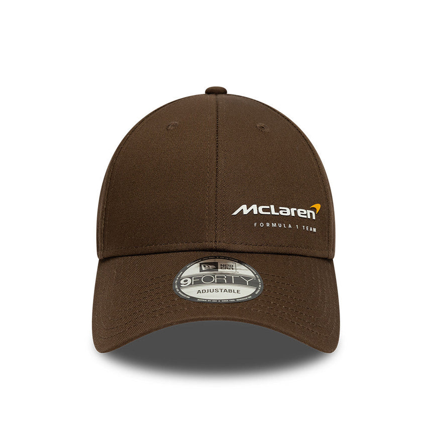 Casquette McLaren, essentielle, New Era, 9FORTY, marron