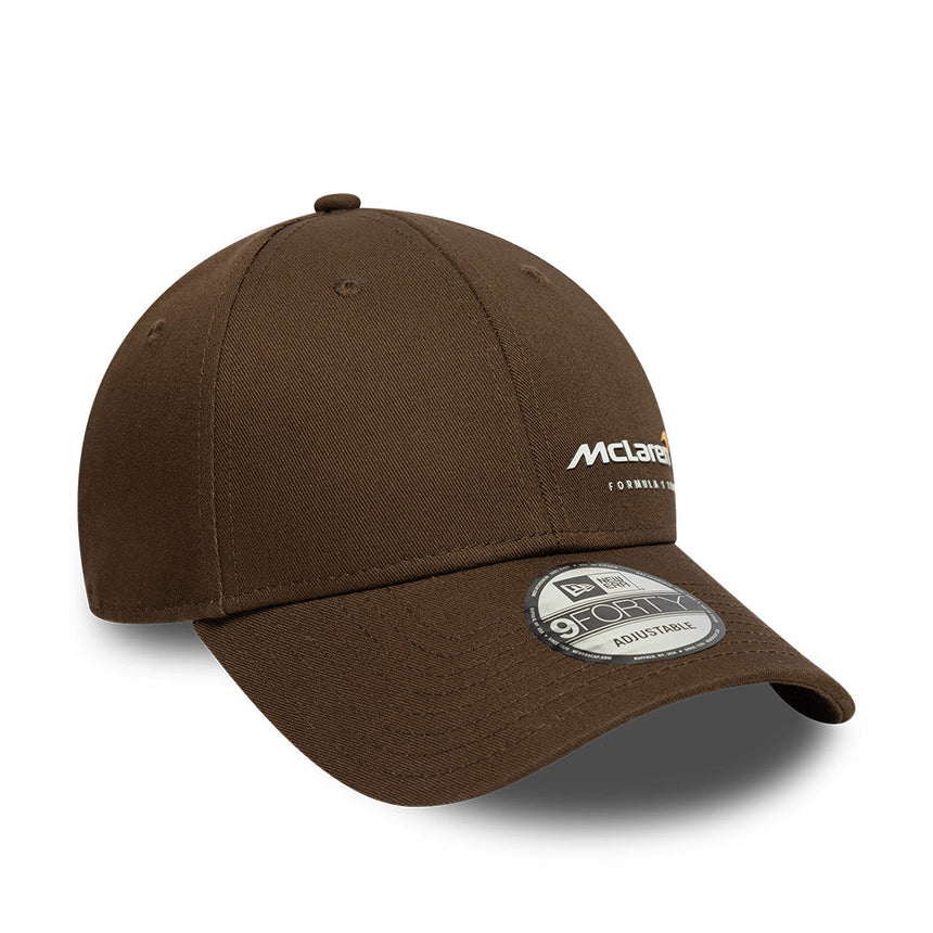 Casquette McLaren, essentielle, New Era, 9FORTY, marron