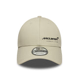 Casquette McLaren, essentielle, New Era, 9FORTY, crème