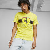 Ferrari t-shirt, Big shield, heritage, yellow - FansBRANDS®