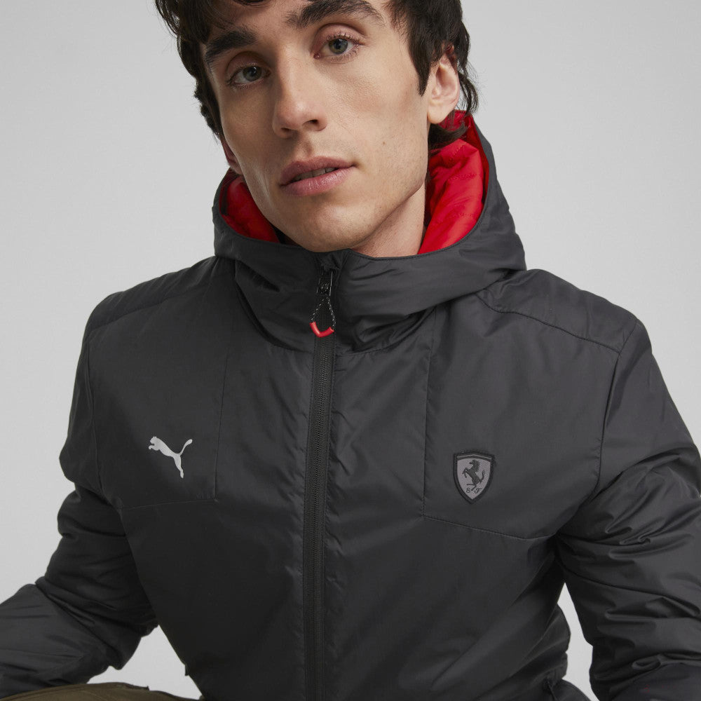 Ferrari padded jacket, Puma, Revisible, black - FansBRANDS®