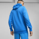 Mercedes sweatshirt, hooded, Puma, ESS, fleece, blue - FansBRANDS®