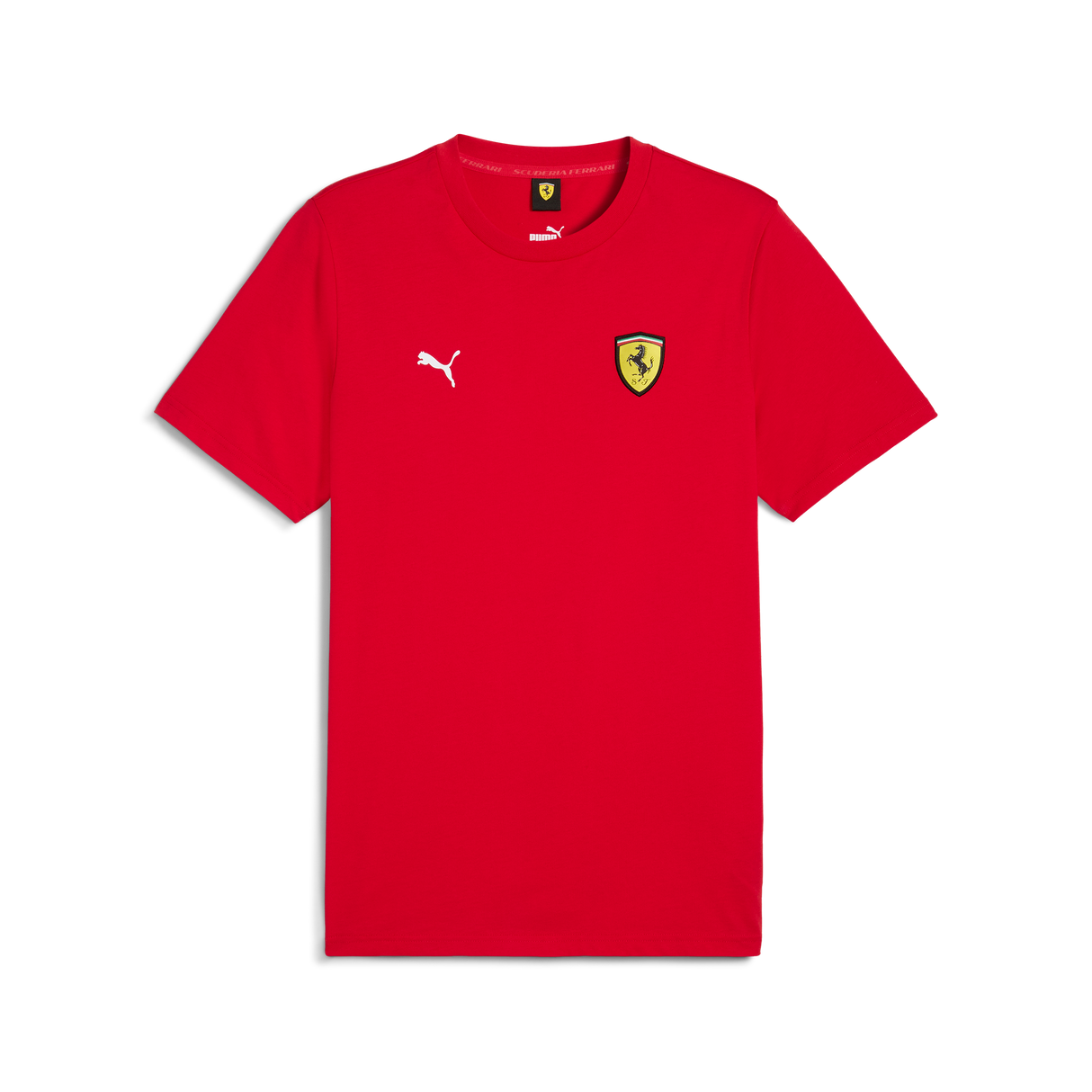 T-shirt Ferrari, Puma, bouclier coloré, rouge