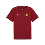 T-shirt Ferrari, Puma, bouclier couleur course, rouge intense