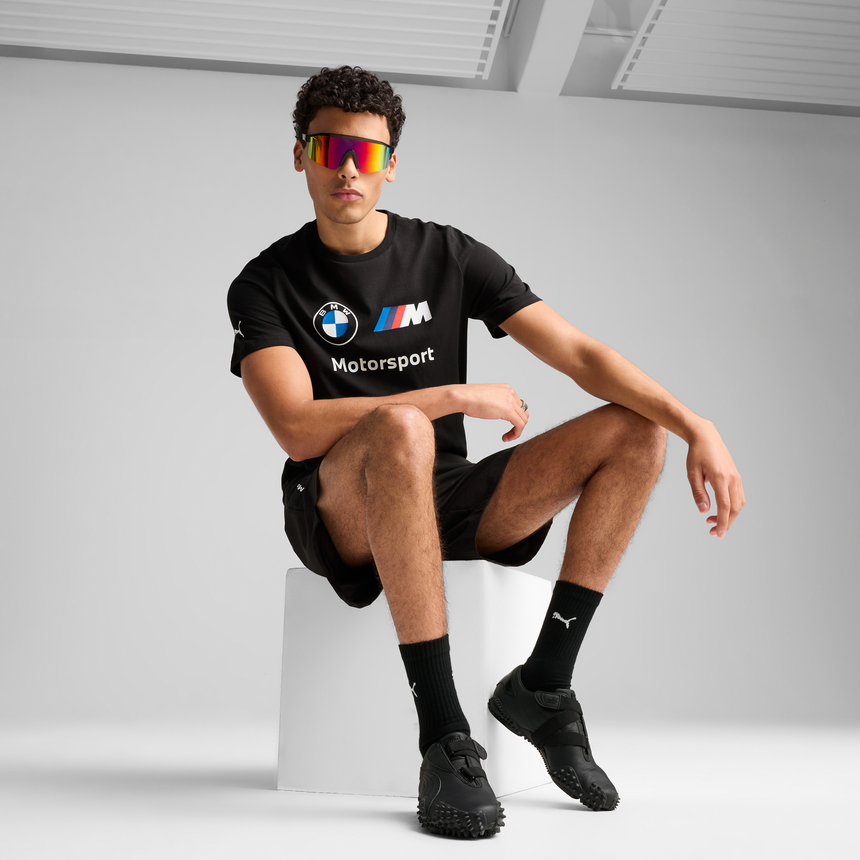T-shirt logo BMW, Puma, Essentiel, MMS, noir 🔥