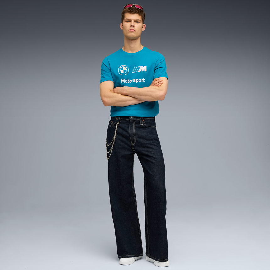 T-shirt logo BMW, Puma, Essentiel, MMS, bleu 🔥