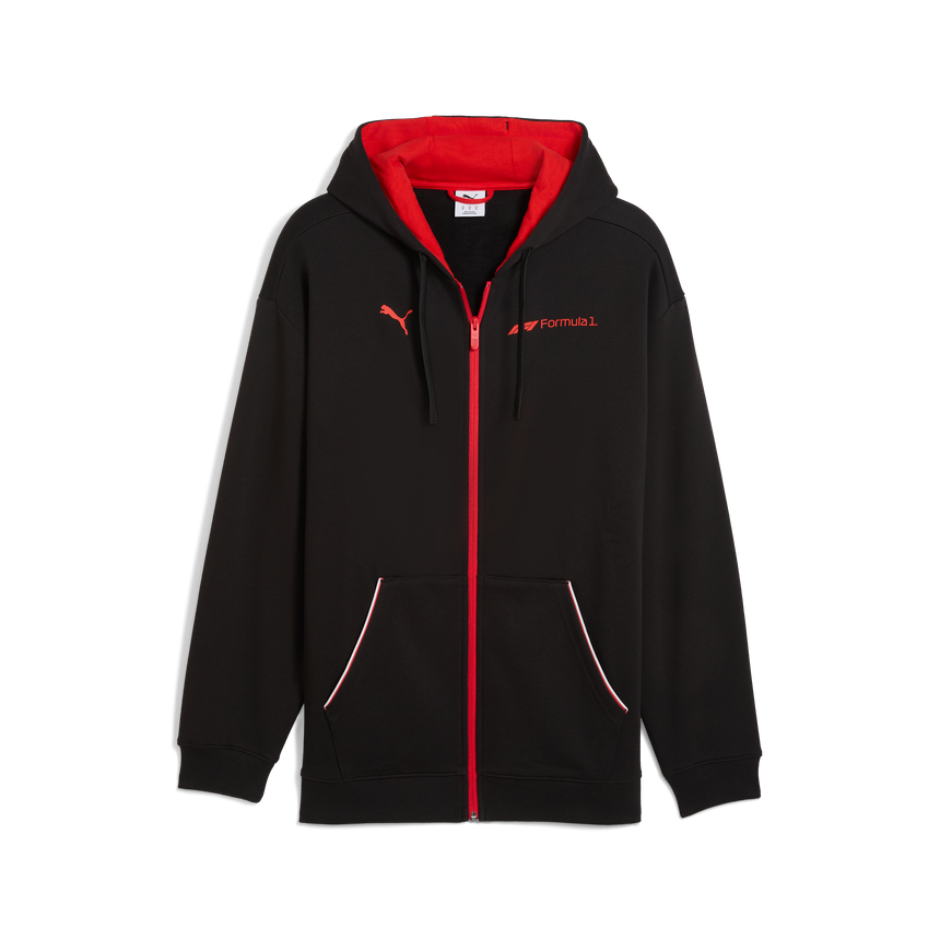 Sweat à capuche F1, Puma, Essential+, zippé, noir 🔥