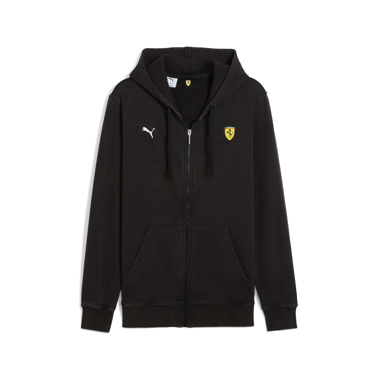 Sweat à capuche zippé Ferrari, Puma, noir 🔥