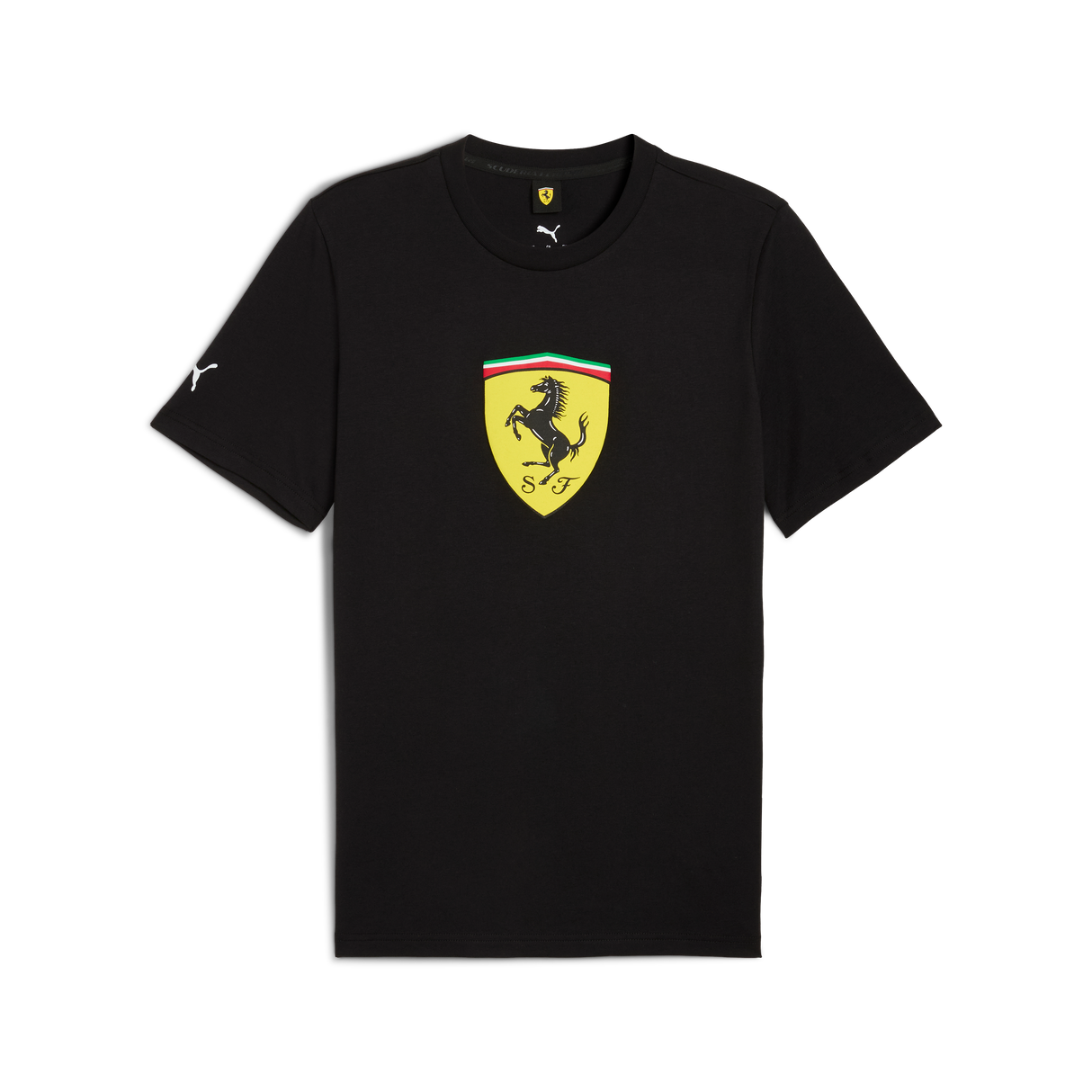 T-shirt Ferrari, Puma, vêtement de sport, noir 🔥