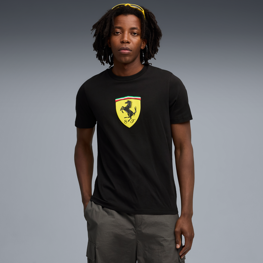 T-shirt Ferrari, Puma, vêtement de sport, noir 🔥