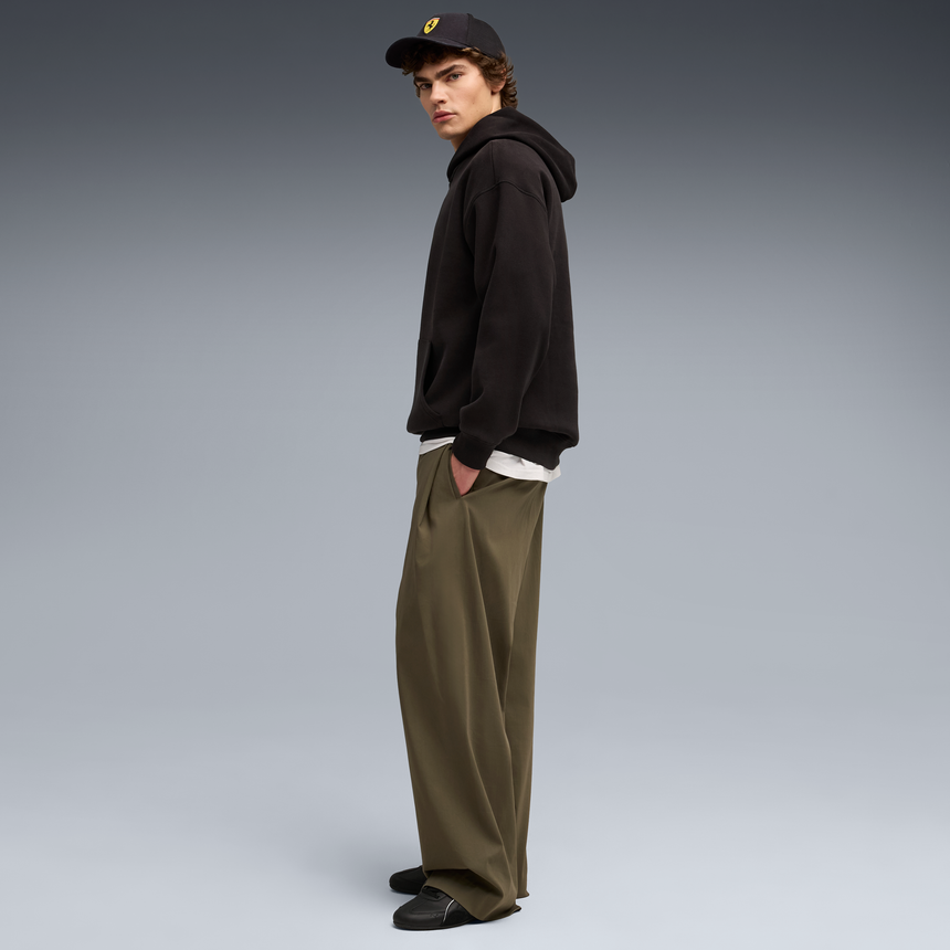 Sweat à capuche Ferrari, Puma, vêtement de sport, logo écusson, noir