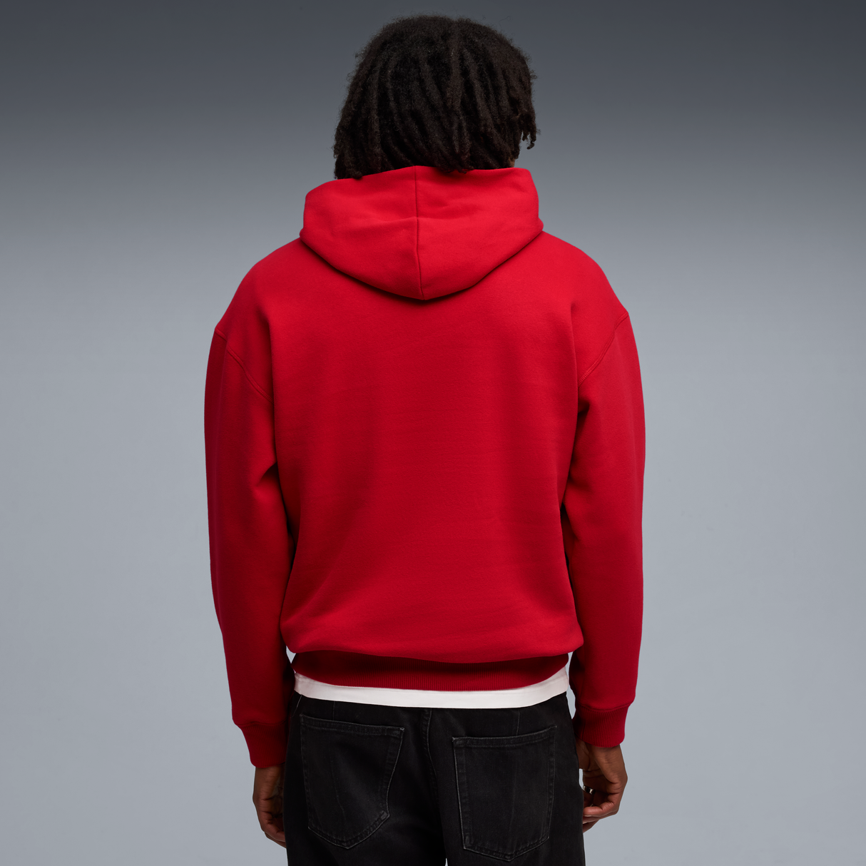 Sweat à capuche Ferrari, Puma, vêtement de sport, logo écusson, rouge