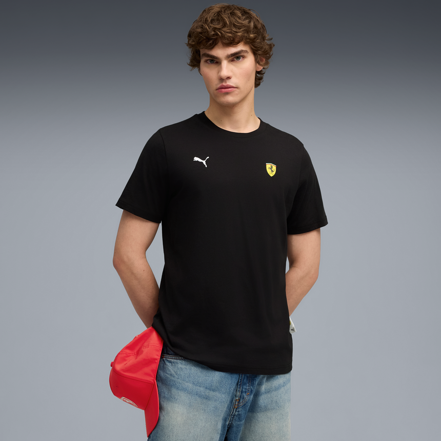 T-shirt graphique Ferrari, Puma, noir