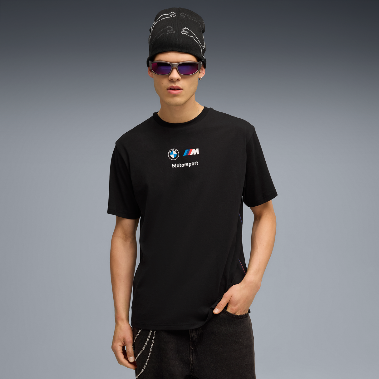 T-shirt BMW, Puma, MMS, Logo BMW II, essentiel+, noir