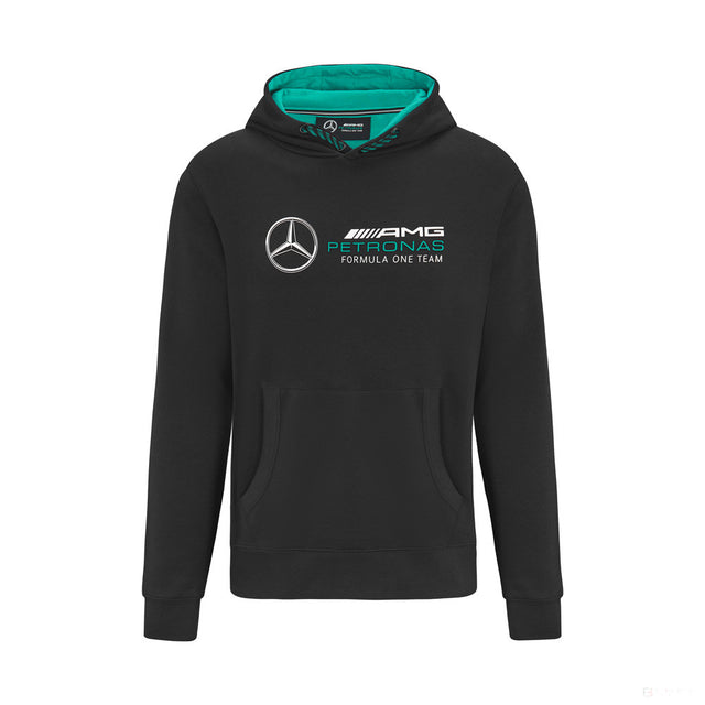 Mercedes Team Sweat á Capuche Logo, Noir, 2022 - FansBRANDS®