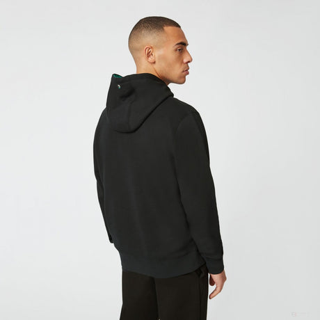 Mercedes Team Sweat á Capuche Logo, Noir, 2022 - FansBRANDS®