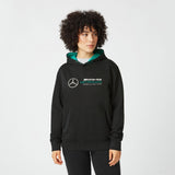 Mercedes Team Sweat á Capuche Logo, Noir, 2022