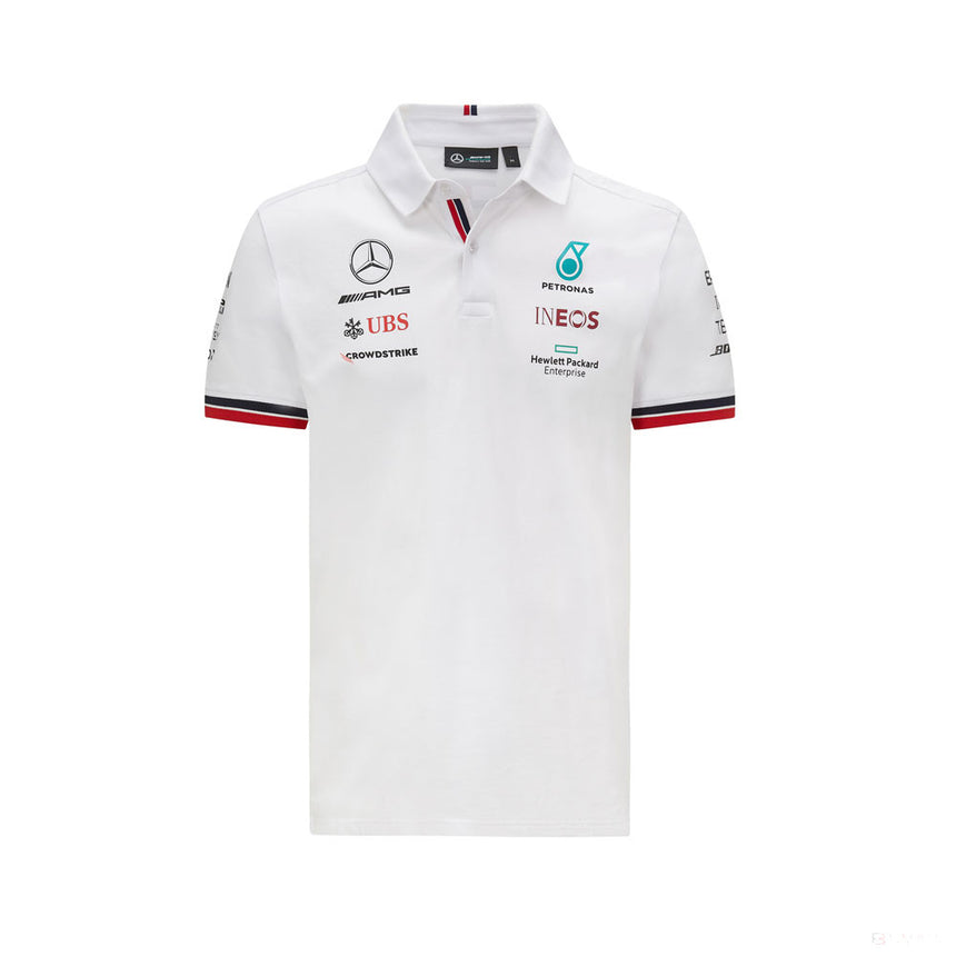 2021, blanch, Mercedes Équipe Polo - FansBRANDS®