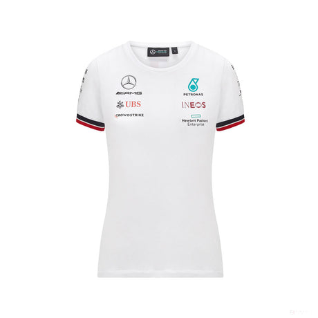 2021, blanch, Mercedes Femmes Équipe T-shirt - FansBRANDS®