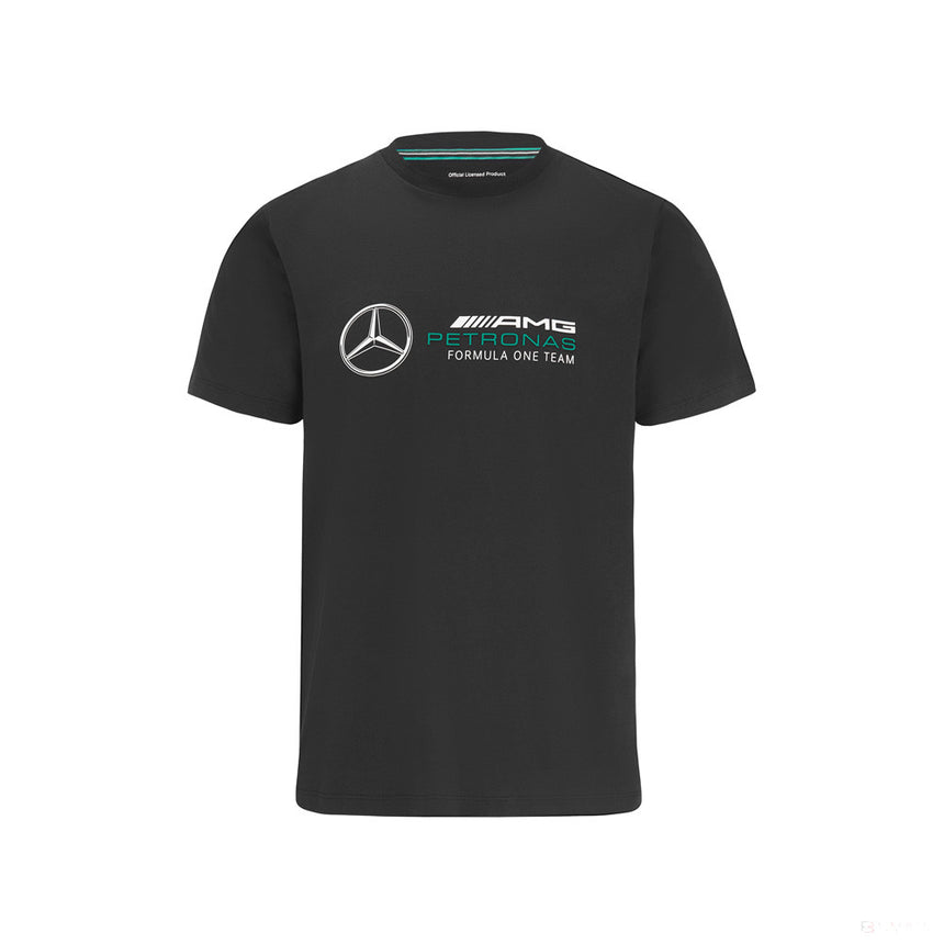 Mercedes T-shirt col rond Enfant, Large Logo, Noir, 2022 - FansBRANDS®