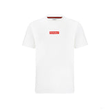 Formula 1 T-shirt col rond, SMALL BOX LOGO GRAPHIC, Blanc, 2022 - FansBRANDS®