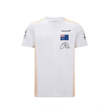 T-shirt, McLaren Daniel Ricciardo, Blanc, 2021