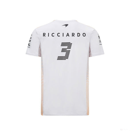 T-shirt, McLaren Daniel Ricciardo, Blanc, 2021