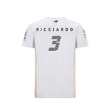 T-shirt, McLaren Daniel Ricciardo, Blanc, 2021 - FansBRANDS®