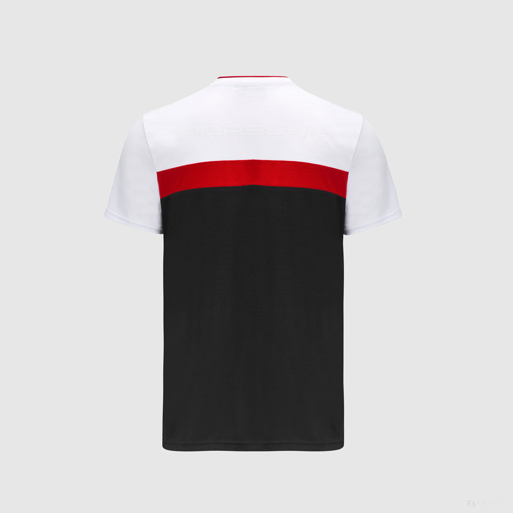 Porsche T-shirt, Colour Block, Noir, 2022