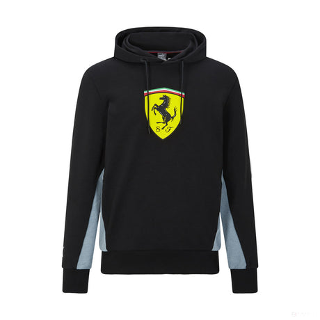 Ferrari Shield Sweat-shirt, Noir, 2021 - FansBRANDS®