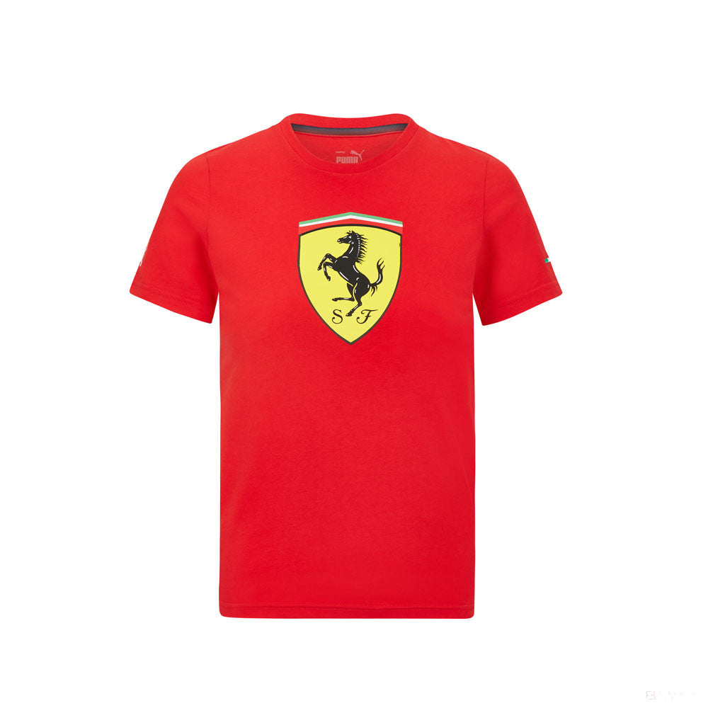 Ferrari Large Shield T-shirt, Rouge, 2021