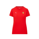 Ferrari Small Shield Femmes T-shirt, Rouge, 2021 - FansBRANDS®