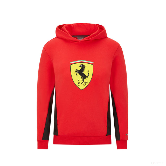 Ferrari Shield Enfant Sweat-shirt, Rouge, 2021 - FansBRANDS®