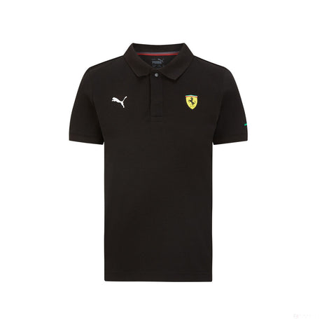 Ferrari Classique Enfant Polo, Noir, 2021 - FansBRANDS®