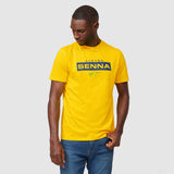 Ayrton Senna T-shirt, Logo, Yellow, 2021 - FansBRANDS®