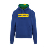 Sweat-shirt Ayrton Senna Logo, Bleu