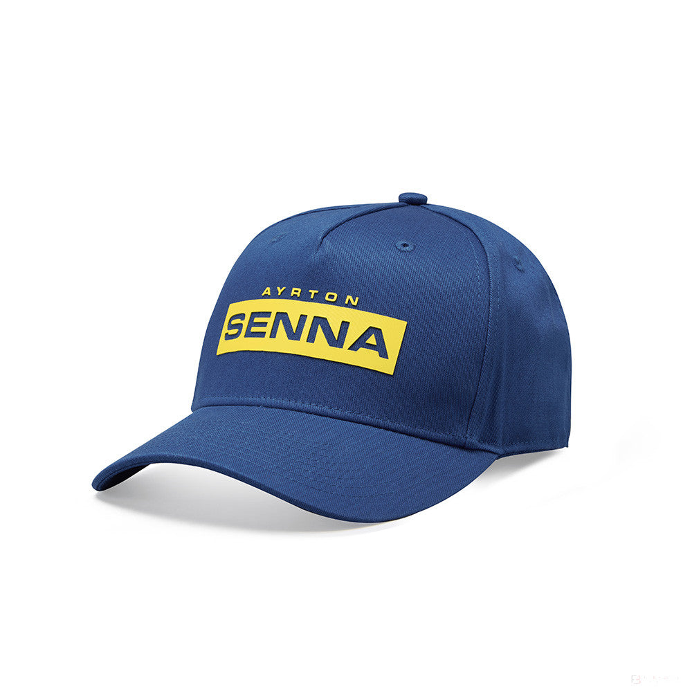 Casquette de baseball Ayrton Senna Logo, Adulte, Bleu - FansBRANDS®