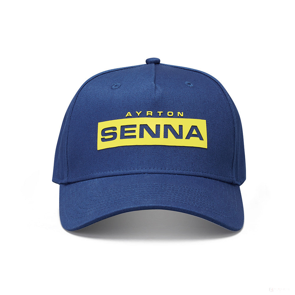 Casquette de baseball Ayrton Senna Logo, Adulte, Bleu - FansBRANDS®