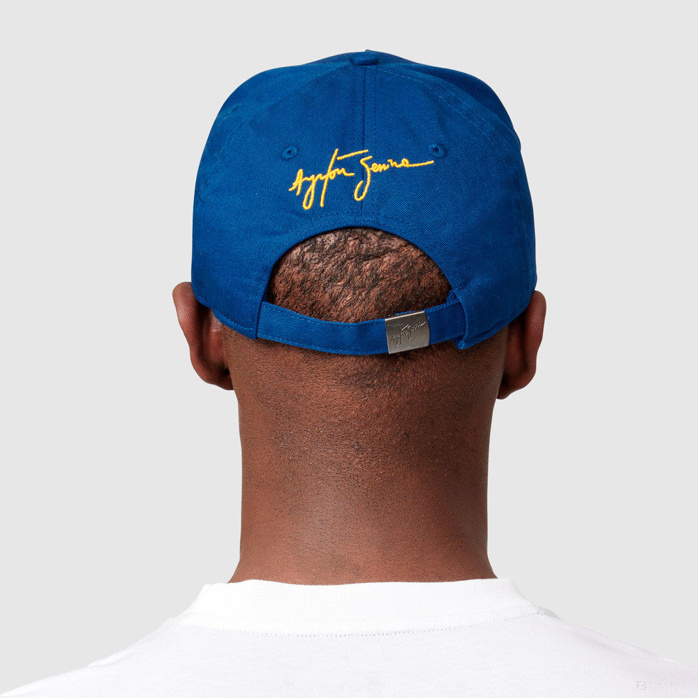 Casquette de baseball Ayrton Senna Logo, Adulte, Bleu - FansBRANDS®