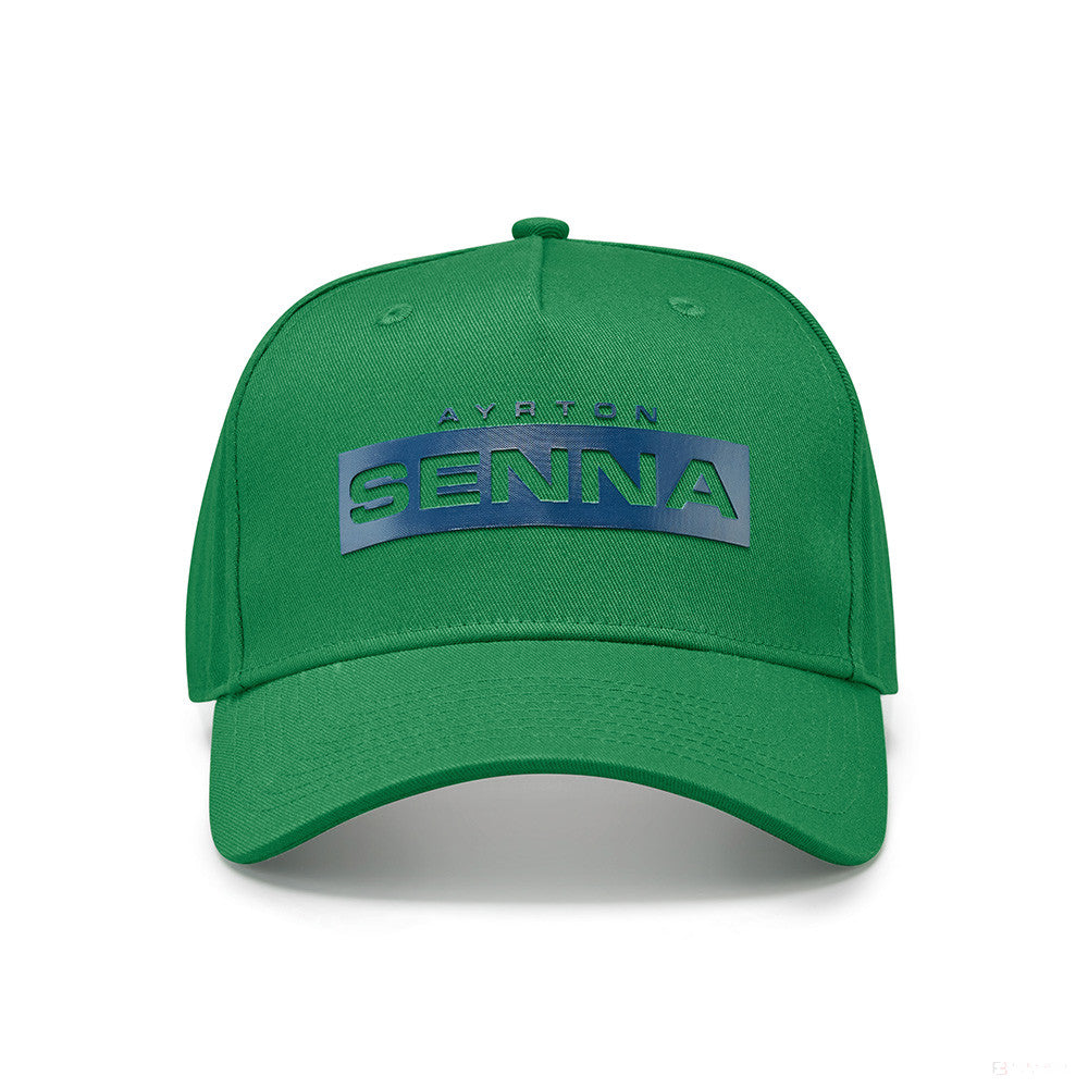 Casquette de baseball Ayrton Senna Logo, Adulte, Vert - FansBRANDS®