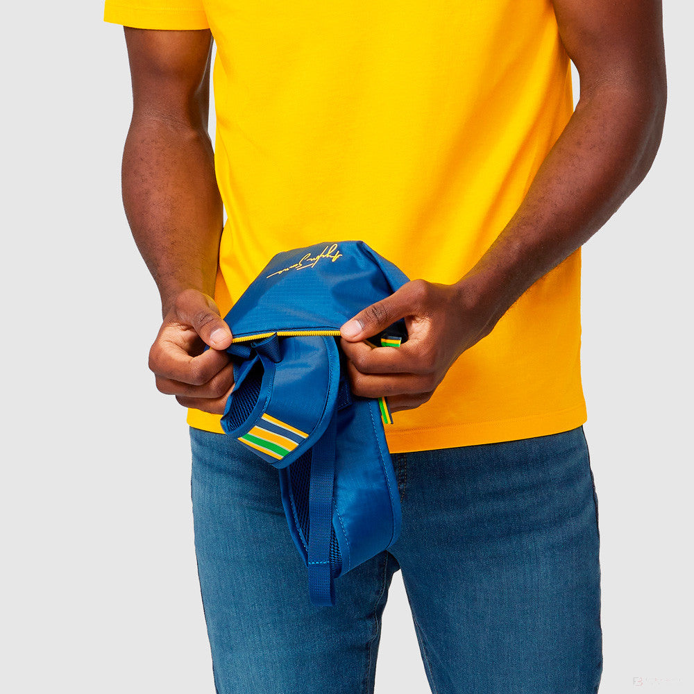 Sac à dos Ayrton Senna Packable, Bleu - FansBRANDS®