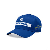 Casquette de baseball Ayrton Senna Nacional, Adulte, Bleu