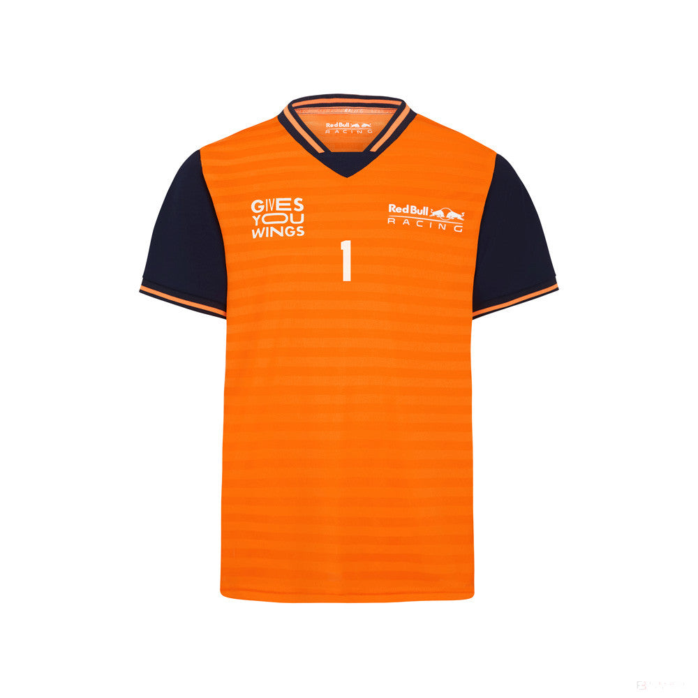 Red Bull T-shirt col rond, Max Verstappen Sportswear, Orange, 2022