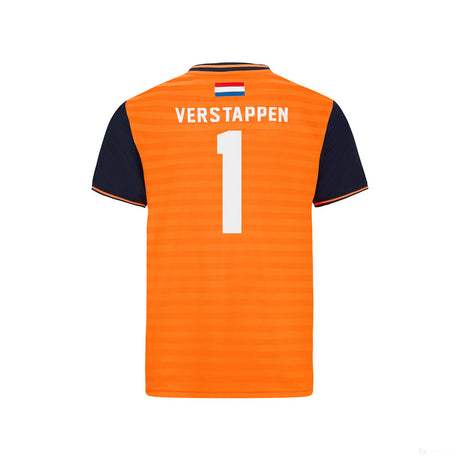 Red Bull T-shirt col rond, Max Verstappen Sportswear, Orange, 2022 - FansBRANDS®