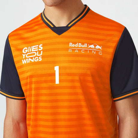 Red Bull T-shirt col rond, Max Verstappen Sportswear, Orange, 2022 - FansBRANDS®