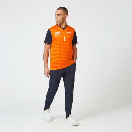Red Bull T-shirt col rond, Max Verstappen Sportswear, Orange, 2022 - FansBRANDS®