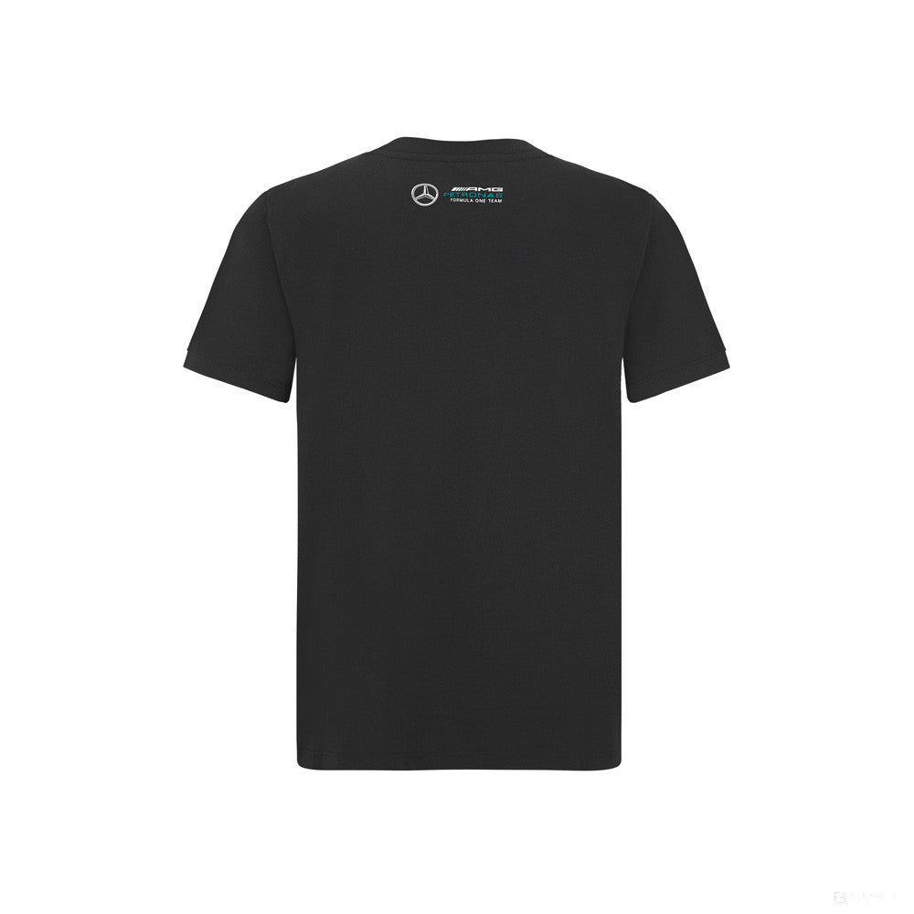 Mercedes Lewis Hamilton T-shirt col rond Enfant, LEWIS #44, Noir, 2022 - FansBRANDS®