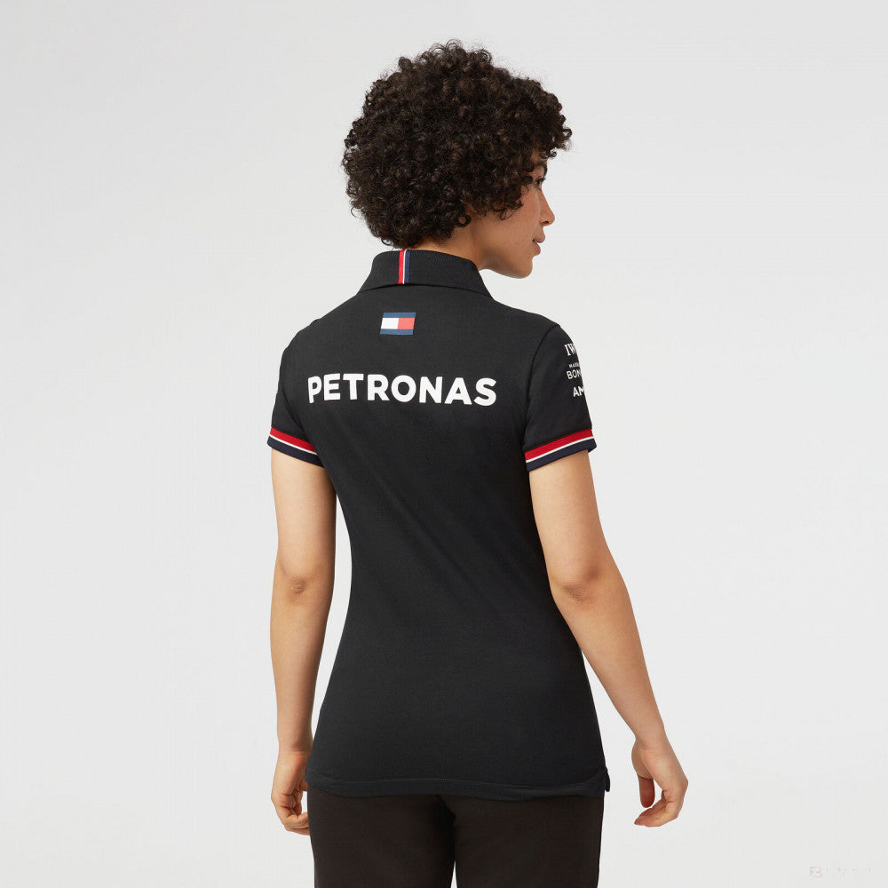 Mercedes Team Polo Femmess, Noir, 2022