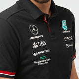 Mercedes Team Polo, Noir, 2022